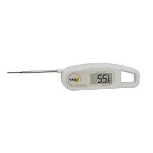 Termometru digital TFA Dostmann Thermo Jack, alb, abwaschbar