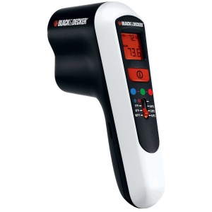 Termometru Infrarosu BlackDecker TDL100, 9V, LCD, Detectare Isolatie