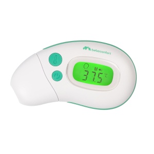 Termometru multifunctional Bebeconfort, 4-in-1, contactless, verde