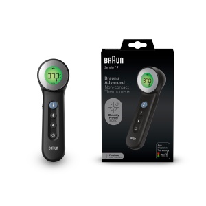 Termometru pentru frunte fara contact Braun Sensian 7 | Tehnologie de precizie a varstei | 3 in 1 | Afisaj digital cu coduri de culori | Potrivit pentru bebelusi si copii | Brandul #1 printre medici(1) | BNT400 - Img 1