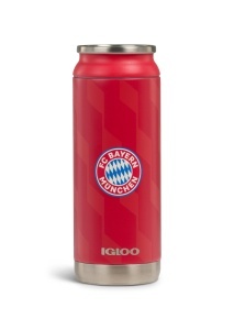 Termos din otel inoxidabil IGLOO FC Bayern Munchen 450 ml, rosu, izolat
