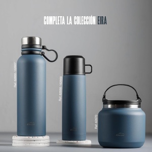 Termos pentru mancare Lacor Eira, 700 ml, inox 1810, dublu perete, argintiu - Img 6