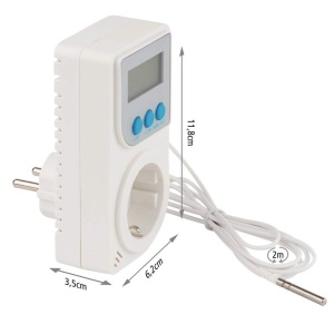 Termostat digital Xavax pentru incalzire si racire, 3680W, cu senzor de temperatura - Img 3
