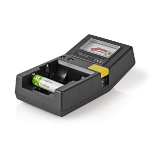 Tester de baterii - Negru - Compatibil cu AAA, AA, C, D, 9V - Img 3