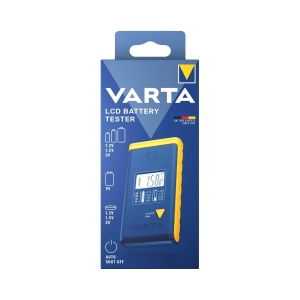 Tester de baterii VARTA LCD pentru AAAAACD9V si Knopfzellen, cu 2x LR44 - Img 2