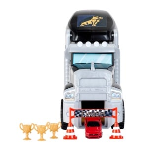 Theo Klein 3500 Mack Collective Box Truck cu rampa de plecare integrata | 26 compartimente de depozitare | Rampa pentru curse cool | Dimensiuni: 62,9 cm x 12 cm x 23,6 cm | Jucarii pentru copii de la 3 ani - Img 5