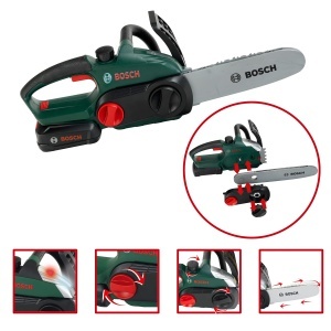 Theo Klein 8399 Bosch Drujba | Replica fidela originalului, potrivita pentru copii | Ferastrau alimentat cu baterii cu efecte luminoase si sonore | Jucarii pentru copii de la 3 ani - Img 4
