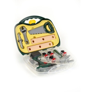 Theo Klein 8584 Bosch Carcasa surubelnita cu acumulator I Set de atelier cu surubelnita cu acumulator Bosch, o multime de accesorii si unelte I Jucarii pentru copii de la 3 ani - Img 2