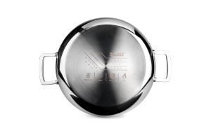 Tigaie adanca IBILI Honda 32 cm, inox, inductie, fara antiaderent - Img 3