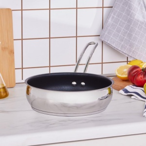 Tigaie din inox Karaca Emirgan 22 cm, capacitate 2.3 L, antiaderenta - Img 5