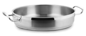 Tigaie din inox Lacor Eco-Chef D.28 cm, 36.7 x 30.3 x 8.3 cm, rezistenta - Img 1