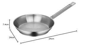Tigaie din inox neaderenta WMF Gourmet Plus 24 cm, pentru toate tipurile de plite, rezistenta la cuptor - Img 5