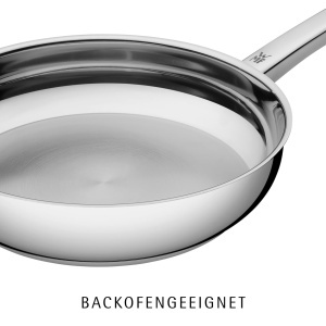 Tigaie din inox WMF Profi 28 cm, neaderenta, pentru toate tipurile de plite - Img 2