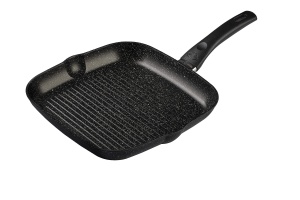 Tigaie Grill Ballarini Vipiteno, 27 cm, Aluminium, Antiaderenta, Rectangulara
