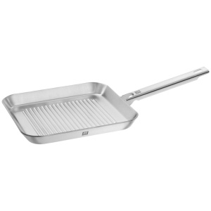 Tigaie Grill ZWILLING Plus 24 cm, inox, pentru toate tipurile de plite