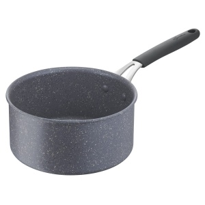 Tigaie Lagostina Tempra Mineral, 20 cm, design piatra, maner din silicon