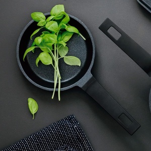 Tigaie miniatura Lacor 25163, aluminiu, antiaderenta, 14 cm, neagra - Img 5