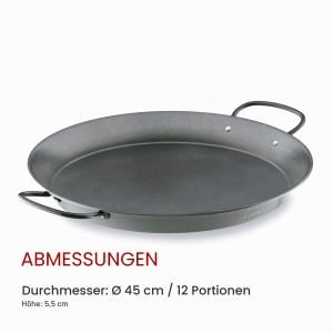 Tigaie paella Lacor 60144, antiaderenta, 45 cm, calitate europeana - Img 2