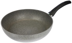 Tigaie pentru gatit BALLARINI Ferrara Granitium, 28cm, Aluminiu, Negru