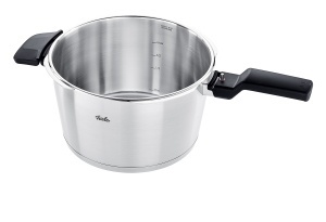 Tigaie rapida Fissler Vitaquick Premium 2,5 L, inox, 22 cm, inductie - Img 4