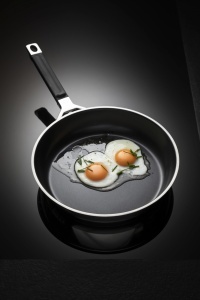 Tigaie ROSLE SILENCE PRO ProCeraPlus 24 cm, Antiaderenta, Inox 1810 - Img 2