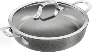 Tigaie Servire BALLARINI 1030844, Aluminiu, 30 cm, Culoare Granitium - Img 2