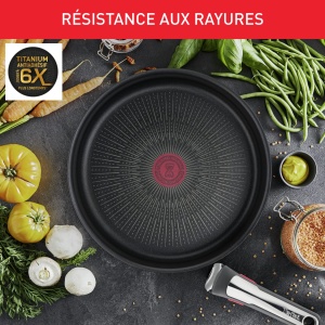Tigaie Tefal Ingenio Praferenz 24 cm, inox, antiaderenta, pentru inductie - Img 4