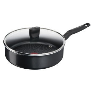 Tigaie Tefal StartEasy C26732 24 cm Antiaderenta Titanium Compatibila Inductie Negru