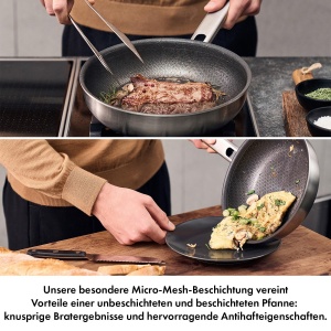 Tigaie ZWILLING Joy Plus 28 cm otel inoxidabil antiaderenta compatibila inductie - Img 3