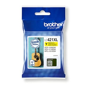 Tinta Brother LC-421XLY Galbena, 500 pagini, pentru DCP-J1050DW, DCP-J1140DW, MFC-J1010DW - Img 2