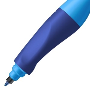 Tintenroller ergonomic STABILO EASYoriginal pentru dreptaci, cu zona grip rutschesta, albastru - Img 3
