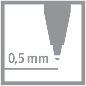 Tintenroller STABILO worker NatureCOLORS Wildflower, 0.5 mm, culori moderne - Img 8
