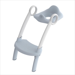 Toaleta pentru copii Rotho Babydesign TOP XTRA cu treapta pliabila, gri