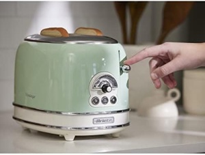 Toaster Ariete Vintage 155, 2 feliute, 810W, culoare verde - Img 9