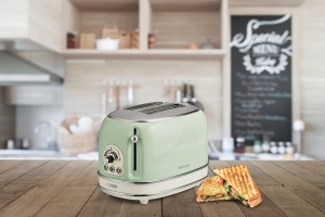 Toaster Ariete Vintage 155, 2 feliute, 810W, Verde - Img 8