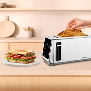 Toaster digital Ufesa One Touch Duo Plus 1400W 6 niveluri de rumenire LED functii multiple - Img 4