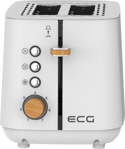 Toaster ECG ST 2768, Alb, 7 trepte de incalzire, 2 fante - Img 2