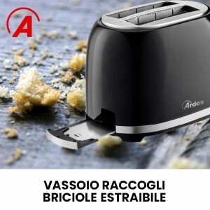 Toaster Horizontal ARDES TOSTO PRESTIGE pentru 2 felii, 700-850 W, cu 7 niveluri de rumenire - Img 8