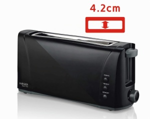 Toaster multifunctional HAEGER Dark Sun 1000W, 6 pozitii, negru - Img 5