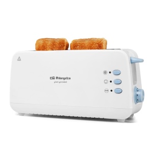 Toaster Orbegozo TO 4012, 850 W, alb, cu 7 nivele de rumenire - Img 2
