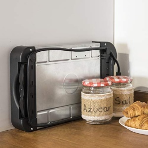 Toaster orizontal Cecotec Turbo EasyToast Basic 900W 3 rezistente din cuart 6 trepte de putere - Img 6