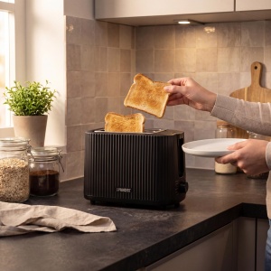 Toaster Princess Wave 2 felii, 7 trepte de rumenire, design compact - Img 4