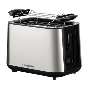 Toaster Russell Hobbs Heaton, 2 feliute, 6 niveluri rumenire, inox