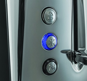 Toaster Russell Hobbs Luna 23221-56 2 felii Gri inox 6 trepte de rumenire Functie decongelare - Img 5
