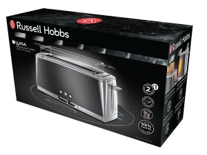 Toaster Russell Hobbs Luna Moonlight, 1420W, Inox, 6 Bratere - Img 2