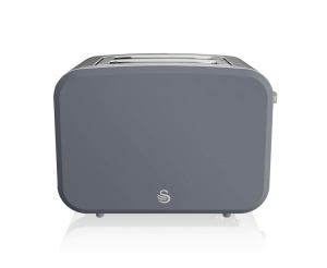 Toaster Swan Nordic, 2 felii, 6 niveluri rumenire, inox, gri - Img 2