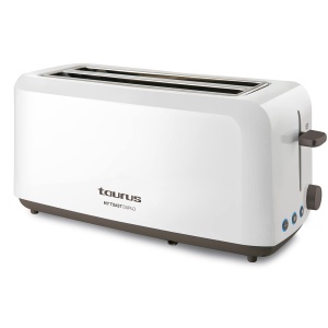 Toaster Taurus Mytoast Duplo, 1450W, 2 fante extra lungi, 7 niveluri de rumenire