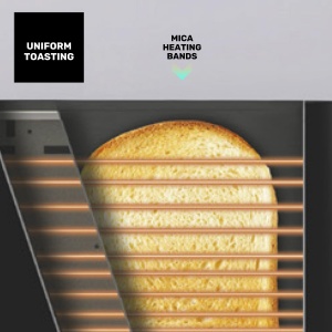 Toaster Taurus Mytoast II Legend 900W 2 felii inox - Img 6