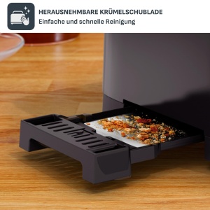 Toaster Tefal Digital din Otel Inoxidabil, 2 Feliute, 7 Niveluri Bronzare, Negru - Img 8