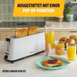 Toaster Tristar BR-1056, 900W, 7 niveluri de rumenire, alb - Img 3
